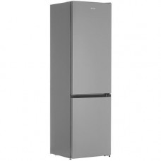 Холодильник с морозильником Gorenje NRK6201ES4 серебристый