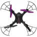 Квадрокоптер HIPER Falcon X FPV+ battery фиолетовый, черный, BT-4764720