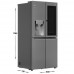 Холодильник многодверный LG GC-X22FTALL серебристый, BT-4765066