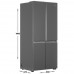 Холодильник многодверный Haier HTF-508DGS7RU серебристый, BT-4839682