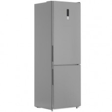 Холодильник с морозильником DEXP B430BMA серебристый