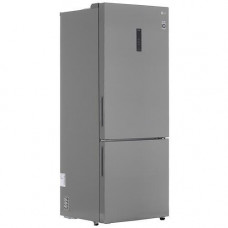 Холодильник с морозильником LG GC-B569PMCM серебристый