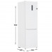 Холодильник с морозильником DEXP B4-0340BKA белый, BT-5044277