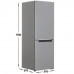 Холодильник с морозильником Samsung RB29FSRNDSA серый, BT-5069520