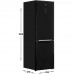Холодильник с морозильником Samsung RB31FERNDBC черный, BT-5069886
