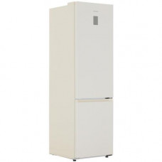 Холодильник с морозильником Samsung RB38T677FEL/WT бежевый