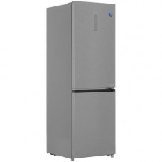 Холодильник с морозильником Midea MDRB470MGF46O серебристый