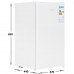 Холодильник компактный Haier MSR115 белый, BT-5082924