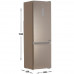 Холодильник с морозильником Hotpoint-Ariston HTR 8202I BZ O3 бронзовый, BT-5317476