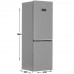 Холодильник с морозильником Beko B3RCNK362HS серебристый, BT-5317825