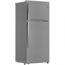 Холодильник с морозильником LG GN-H702HMHZ серебристый