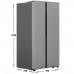 Холодильник Side by Side Samsung RS61R5041SL/WT серебристый, BT-5321044