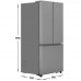 Холодильник многодверный Samsung RF44A5002S9/WT серебристый, BT-5326947