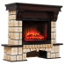 Каминокомплект RealFlame STONE BRICK 25.5 AO + SPARTA 25.5 бежевый, BT-5342374