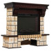 Каминокомплект RealFlame STONE BRICK 25.5 AO + SPARTA 25.5 бежевый, BT-5342374