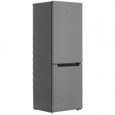 Холодильник с морозильником Бирюса I820NF серебристый