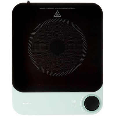 Плита компактная электрическая TOKIT Ultra-thin induction cook зеленый, BT-5402946