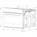 Электрический духовой шкаф DEXP 1YLO60CDW белый, BT-5404675