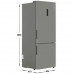 Холодильник с морозильником LG GC-B569PMCM серебристый, BT-5406990