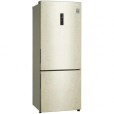 Холодильник с морозильником LG GC-B569PECM бежевый