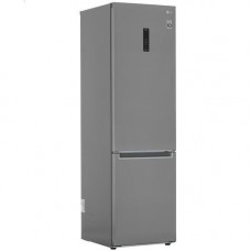 Холодильник с морозильником LG GC-B509SMUM серебристый