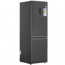 Холодильник с морозильником LG GC-B459SBUM черный