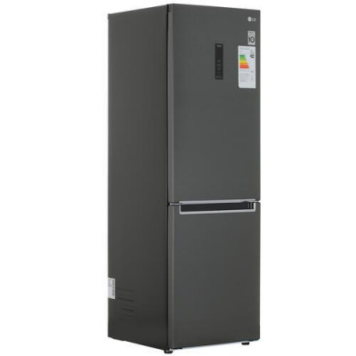 Холодильник с морозильником LG GC-B459SBUM черный, BT-5407004
