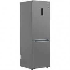 Холодильник с морозильником LG GC-B459SMUM серебристый