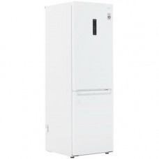 Холодильник с морозильником LG GC-B459SQUM белый