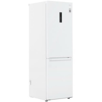 Холодильник с морозильником LG GC-B459SQUM белый, BT-5407006