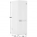 Холодильник с морозильником LG GC-B459SQCL белый, BT-5407110
