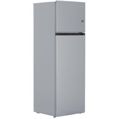 Холодильник с морозильником DEXP T2-26AHA серебристый, BT-5408418