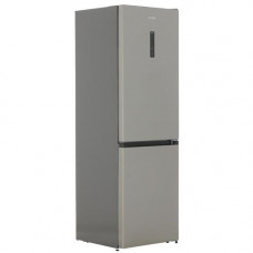 Холодильник с морозильником Gorenje NRKP61EA2XL4 серебристый
