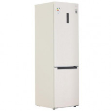 Холодильник с морозильником LG GA-B509MESL бежевый