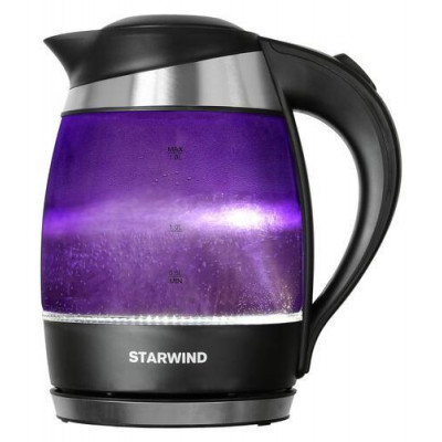 Электрочайник Starwind SKG2217 фиолетовый, BT-7915543