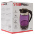 Электрочайник Starwind SKG2217 фиолетовый, BT-7915543