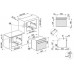 Электрический духовой шкаф Smeg SF800B белый, BT-7941350