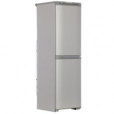 Холодильник с морозильником Бирюса М120 серебристый