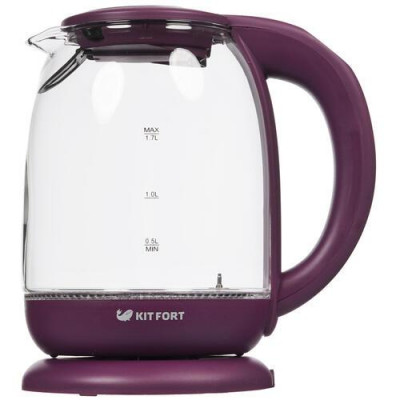Электрочайник Kitfort KT-640-5 фиолетовый, BT-8123882