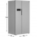 Холодильник Side by Side Bosch Serie 2 KAN92NS25R серебристый, BT-8141243