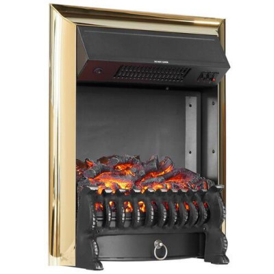 Электроочаг RealFlame Fobos Lux Brass черный, BT-8167286