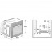 Электрический духовой шкаф Bosch Serie 4 HBF534EH1T серый, BT-8199744
