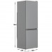 Холодильник с морозильником Hotpoint-Ariston HT 4180 S серый, BT-9027541