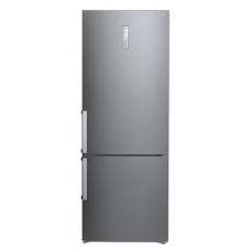Холодильник с морозильником Hyundai CC4553F серебристый