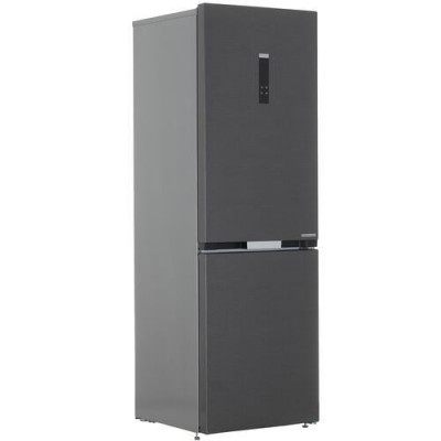 Холодильник с морозильником Grundig GKPN66830FXD черный, BT-9915591