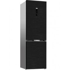 Холодильник с морозильником Grundig GKPN66930LBW черный