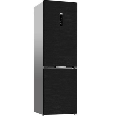 Холодильник с морозильником Grundig GKPN66930LBW черный, BT-9915597