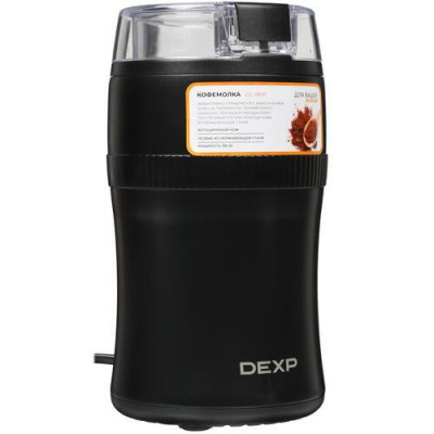 Кофемолка электрическая DEXP CG-180P черный, BT-9969098