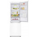 Холодильник с морозильником LG GB-B61SWHMN белый, BT-9972626