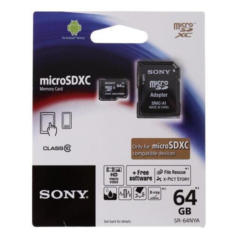 Карта памяти sony 64 gb